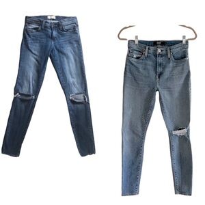 SET Two Pairs Jeans, Hudson Jeans and Principle Denim